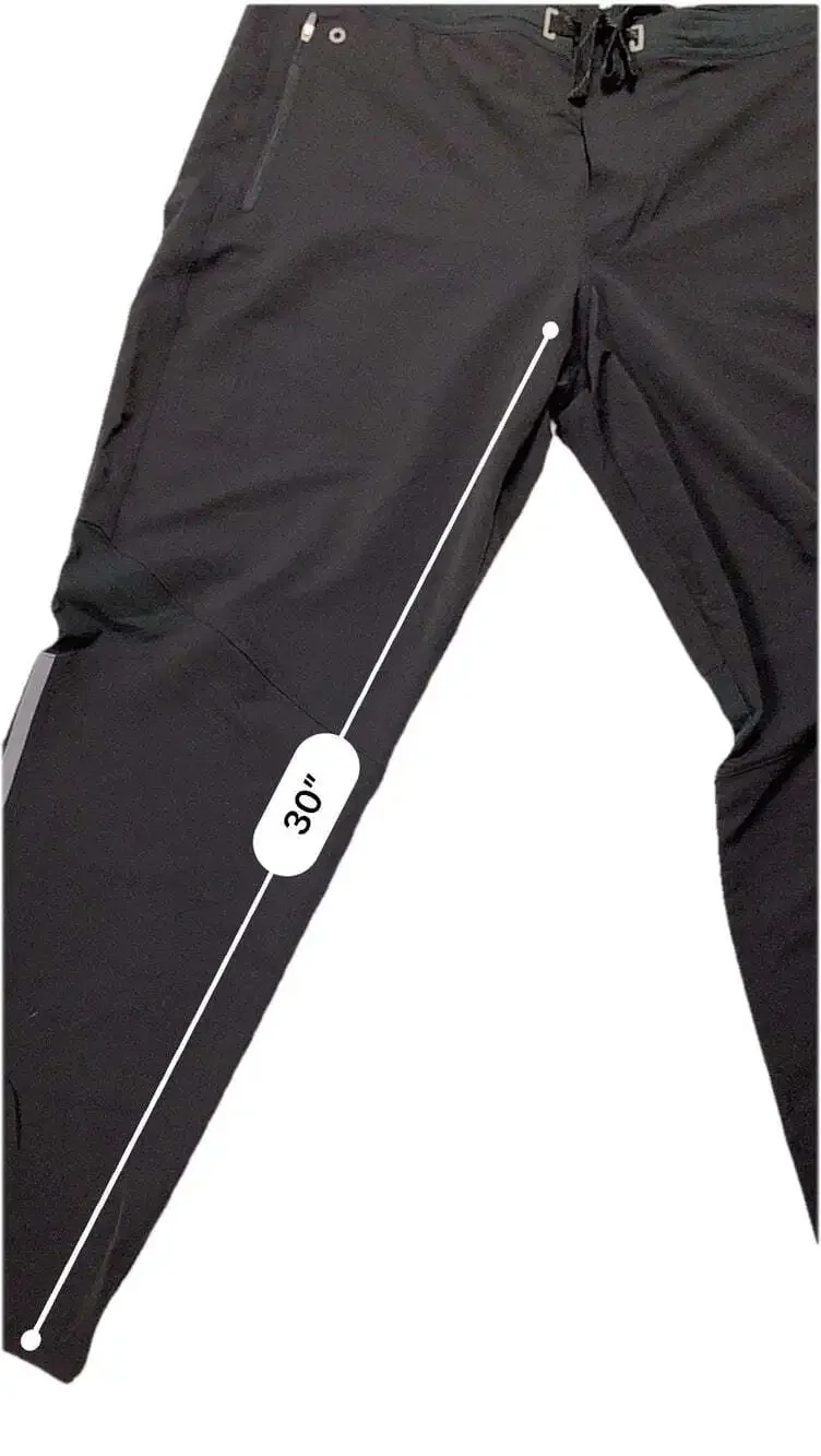 The North Face Men’s XXL Softshell Hiking Pants Black Zip Leg Reflective